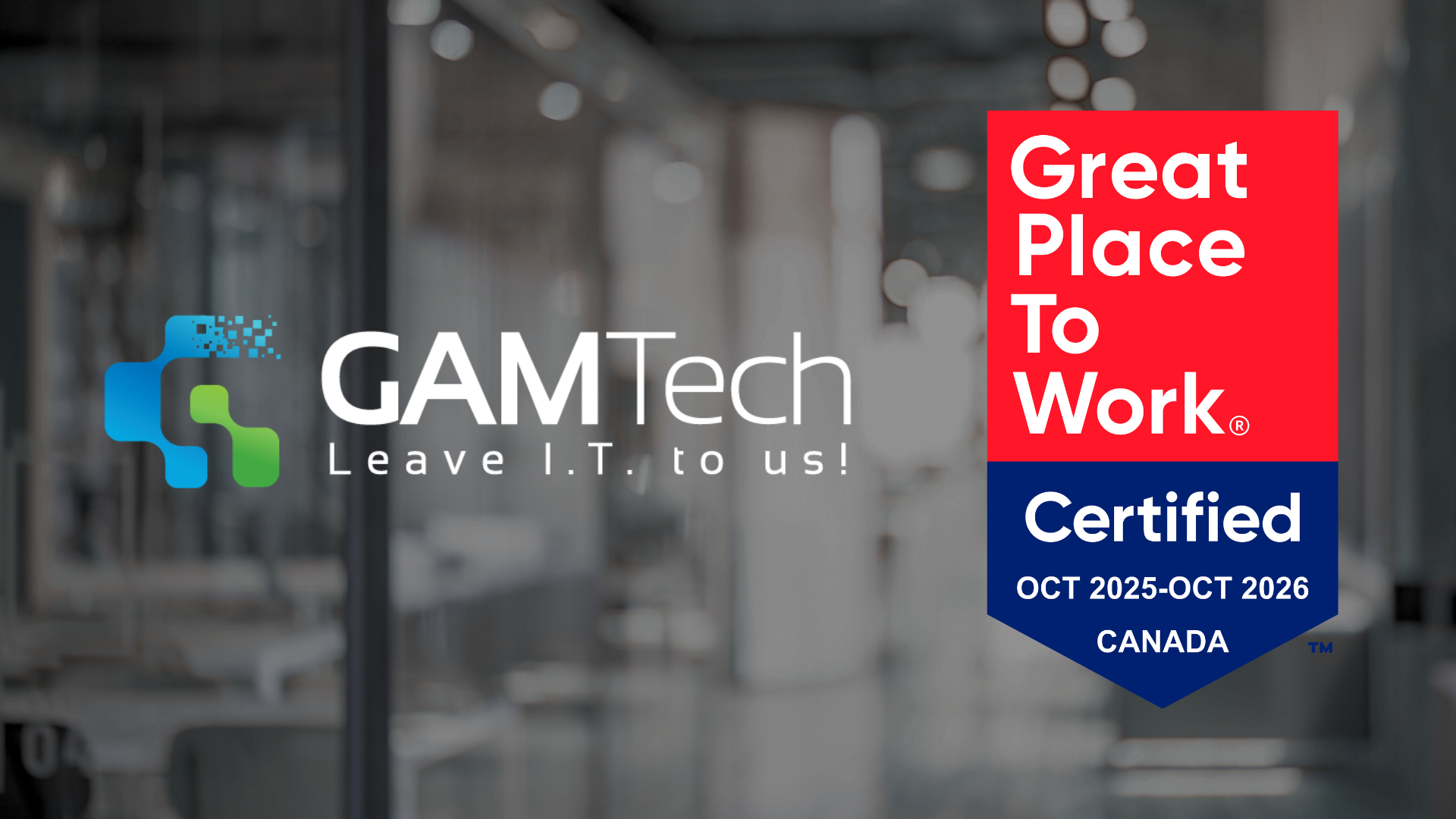 GAM Tech Earns 2025 Great Place to Work Certification